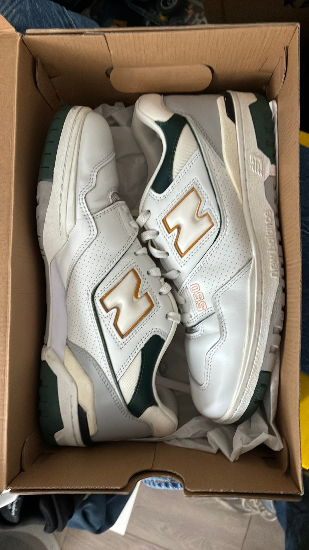 New balance 550, Kleding | Heren, Wit, Ophalen of Verzenden, Sneakers of Gympen, Gedragen