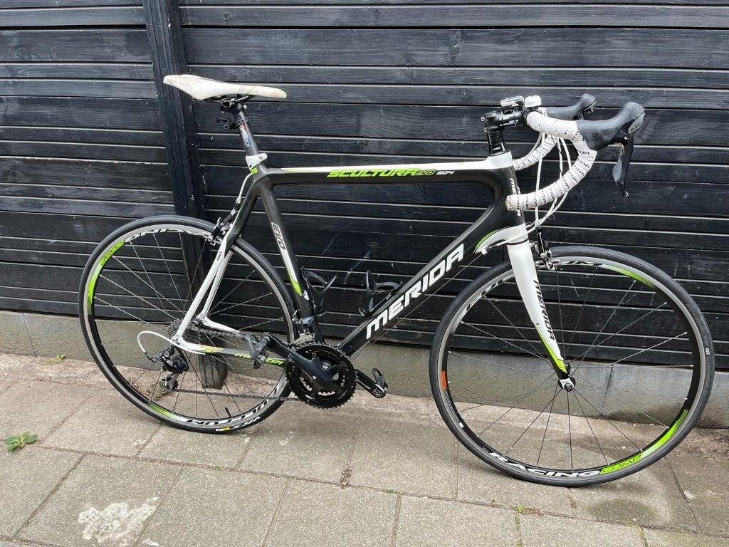 Merida Scultura Evo 904 racefiets, Fietsen en Brommers, Fietsen | Racefietsen, 28 inch, Gebruikt, Carbon, Velgrem