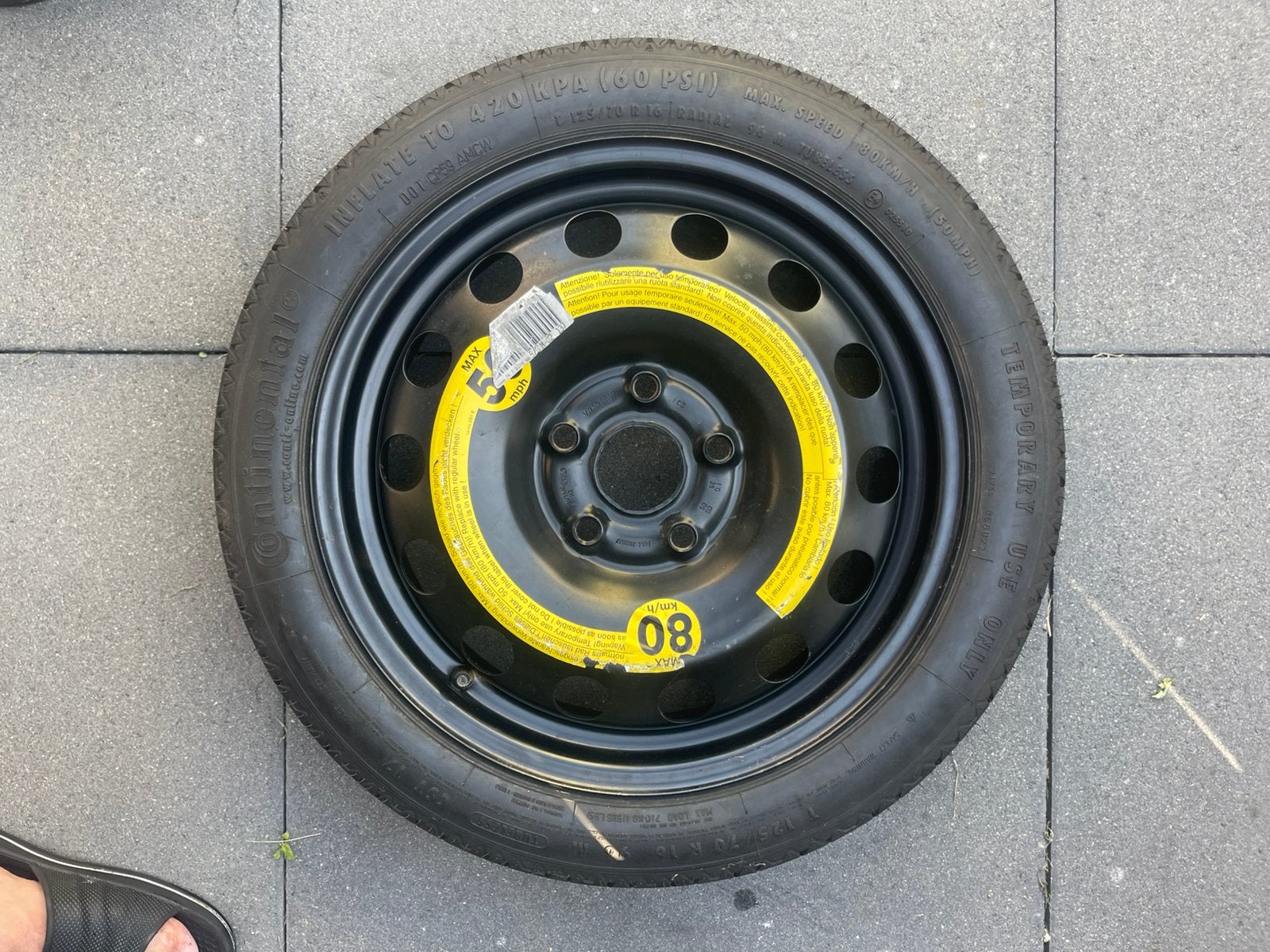 Volkswagen VW Thuiskomer Thuisbrenger 16inch, Auto diversen, Aanhangwagen-onderdelen, Zo goed als nieuw, Ophalen of Verzenden