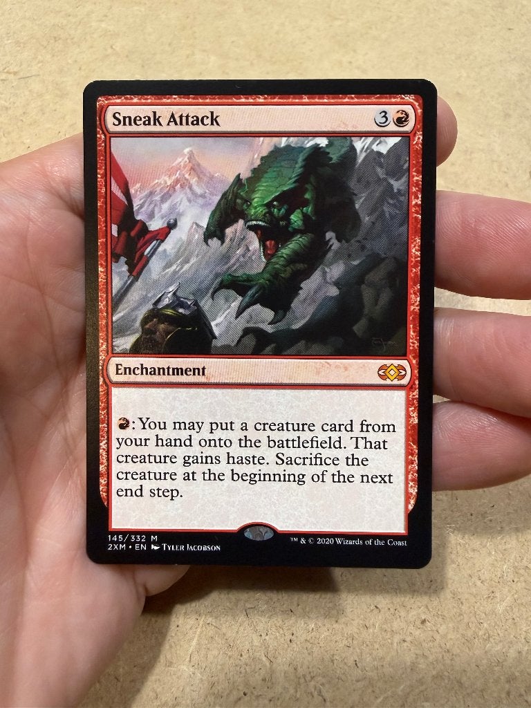 Sneak Attack 3x - €20,-, Ophalen of Verzenden, Zo goed als nieuw, Losse kaart