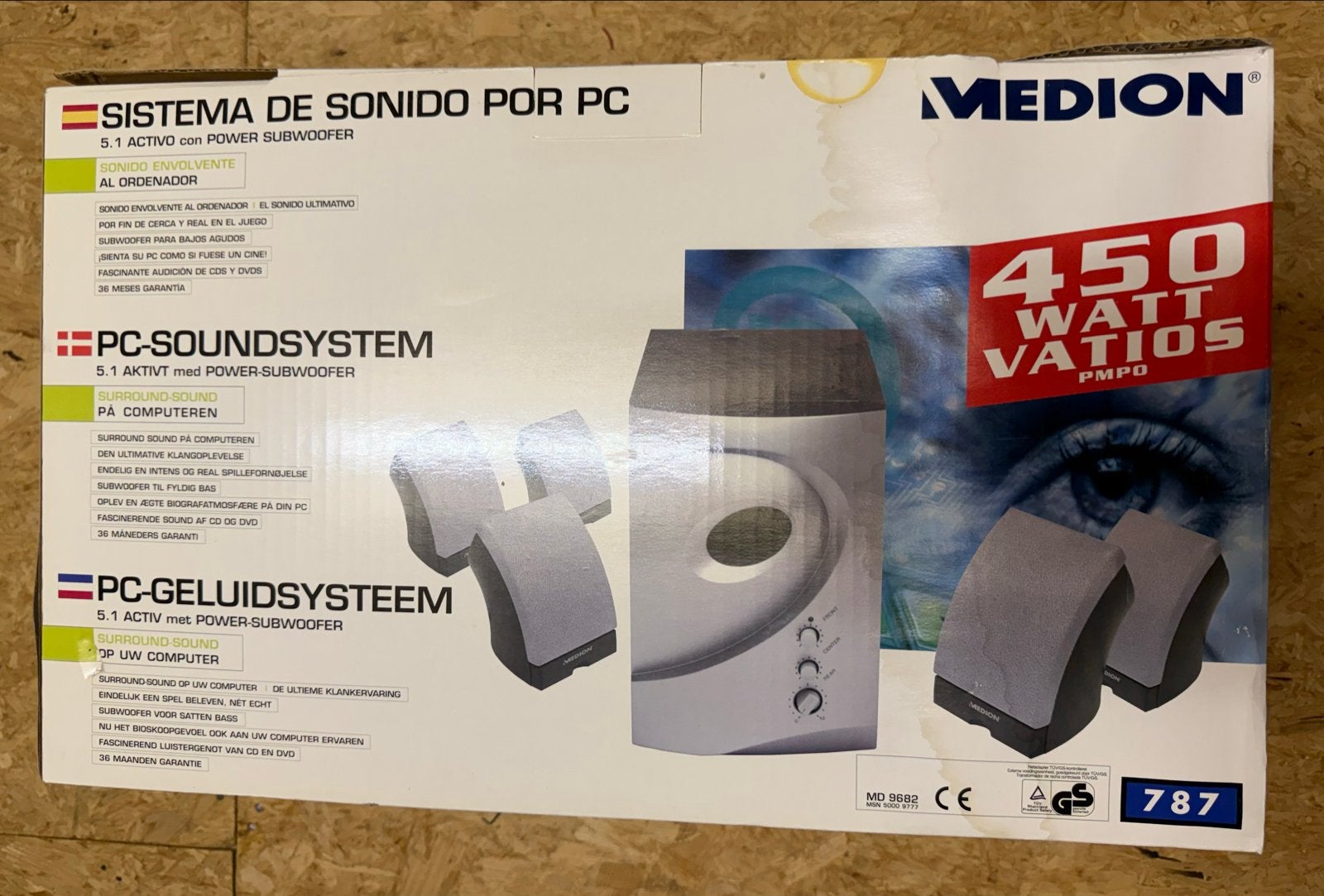 Medion 5.1 PC-geluidssysteem met subwoofer, Ophalen of Verzenden, Nieuw, Audiokanaal 5.1