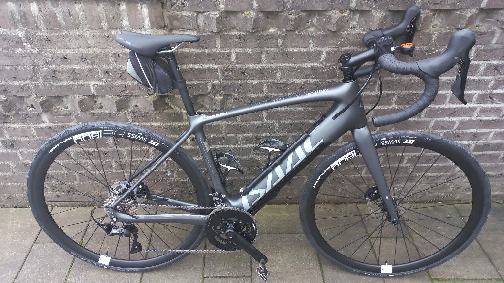 E- Race fiets ISAAC PROTON HYBRID carbon Maat 54 NIEUWSTAAT, Carbon, Meer dan 20 versnellingen, Schijfrem, 53 tot 57 cm