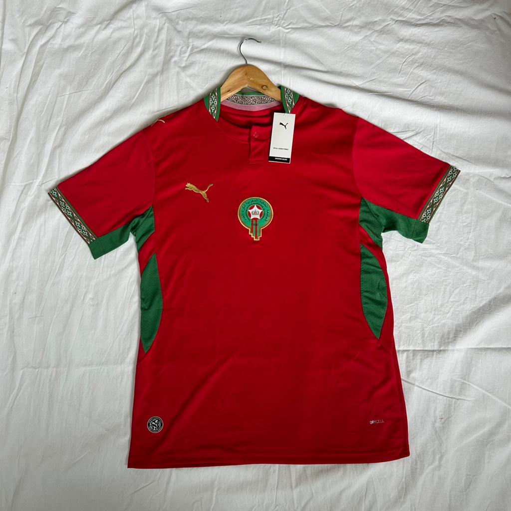 Marokko WK shirt thuis, Sport en Fitness, Voetbal, Maat L, Verzenden, Nieuw, Shirt