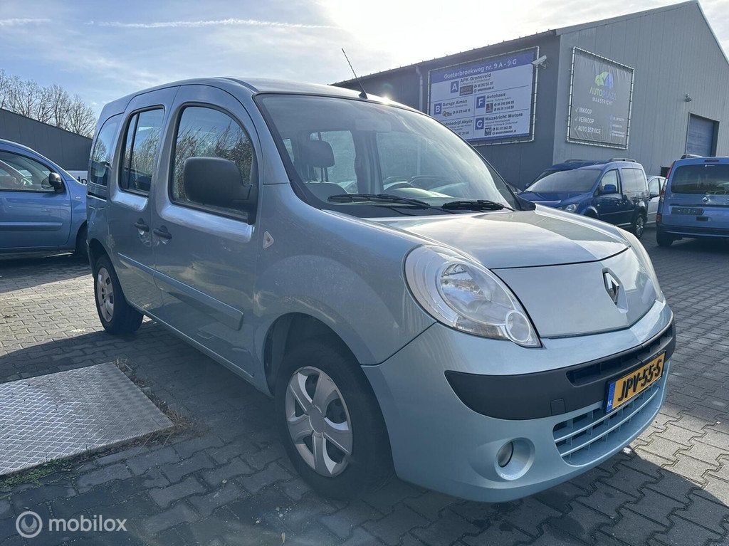 Renault Kangoo combi 1.6-16V Expression, Auto's, Gebruikt, 4 cilinders, Blauw, Bedrijf