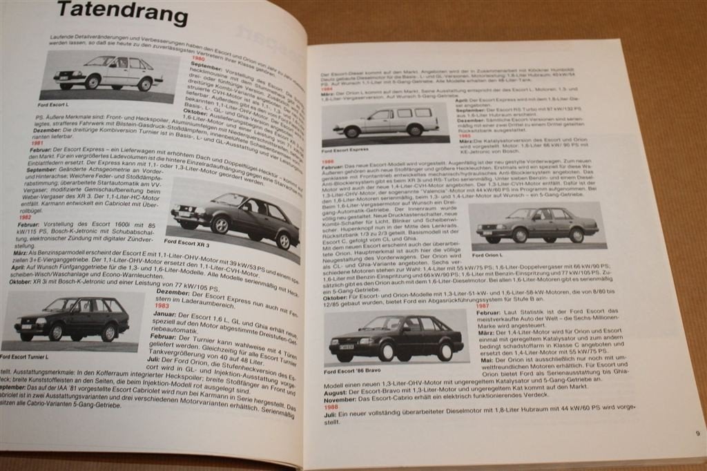 Reparatiehandboek Ford Escort Orion — Vanaf 1980 [DE], Ophalen of Verzenden