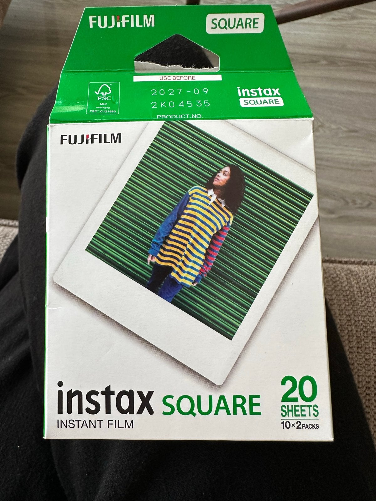 Instax Square Instant Film 62x62mm - 20 vellen, Ophalen, Fujifilm, Nieuw, Overige formaten