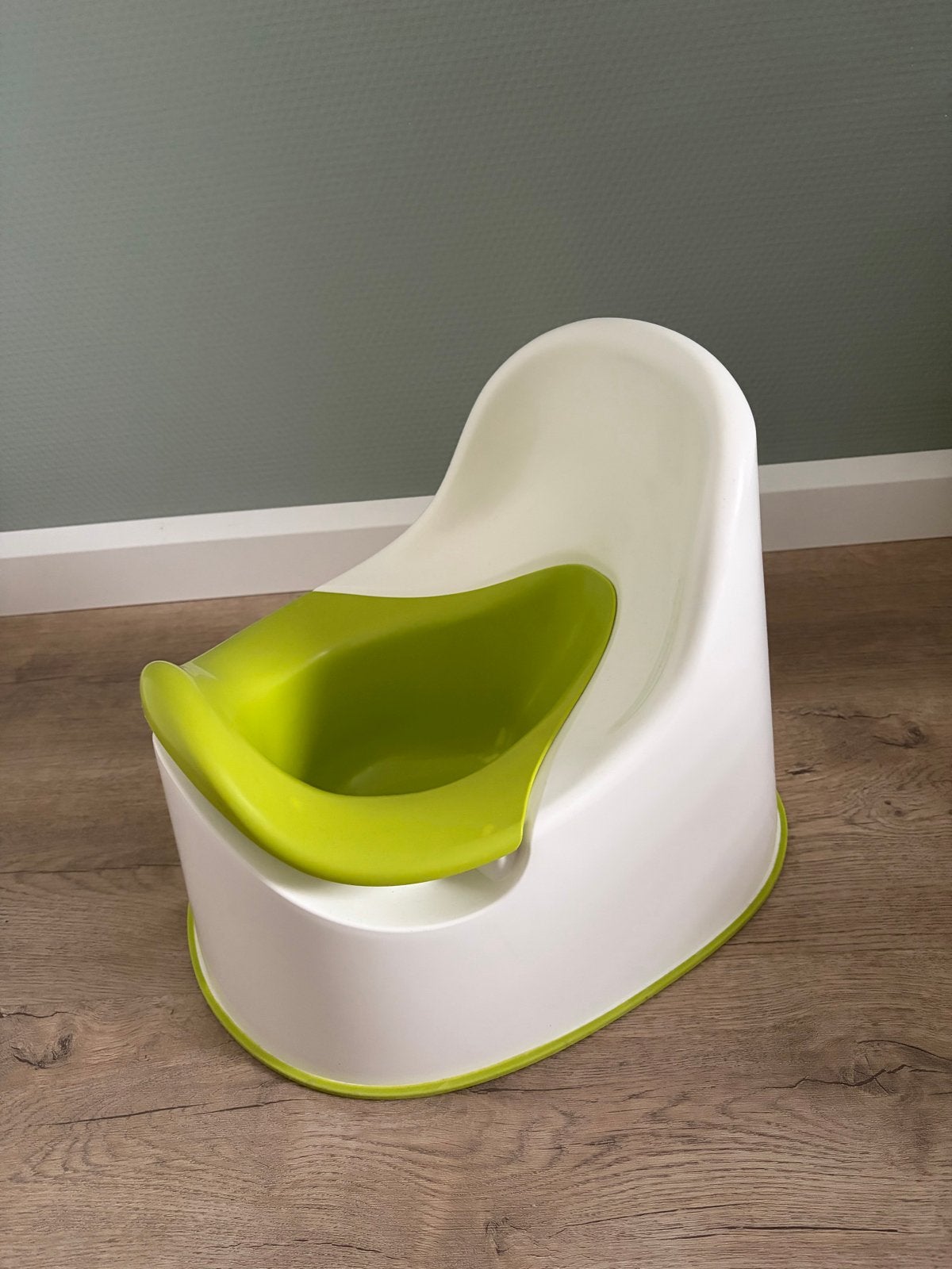 IKEA LILLAGUNN Potje - Wit/Groen, Ophalen of Verzenden, Zo goed als nieuw