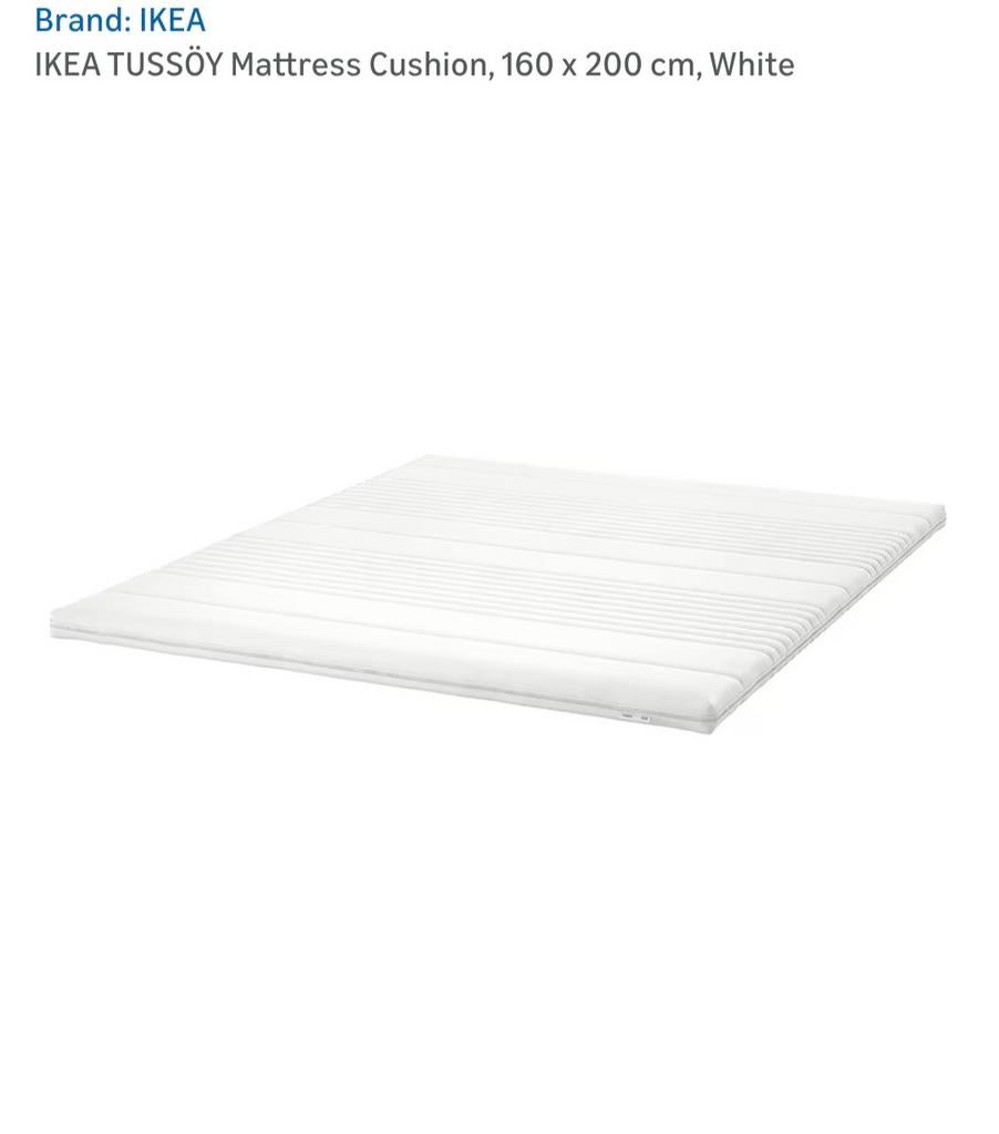 IKEA TUSSÖY Matrastopper 180x200 - Zo goed als nieuw, Huis en Inrichting, Slaapkamer | Matrassen en Bedbodems, Ophalen of Verzenden