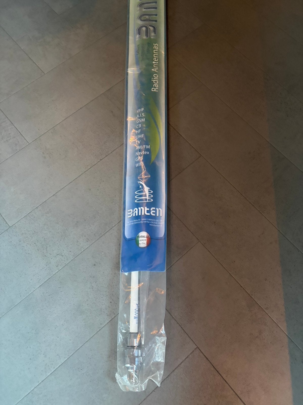 Banten radio antennas voor boot 120 cm, Telecommunicatie, Antennes en Masten, Ophalen of Verzenden, Zo goed als nieuw, Antenne