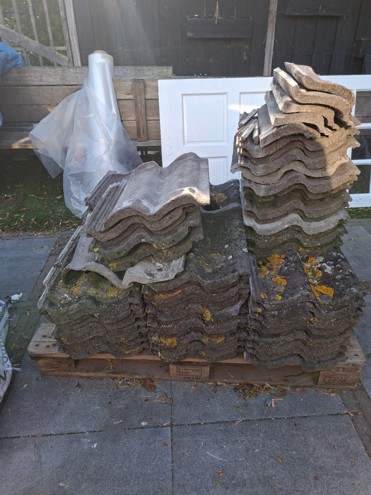 RBB Sneldek dakpannen - ca. 100 stuks, Ophalen, Steen of Klei, Dakpannen, Grijs