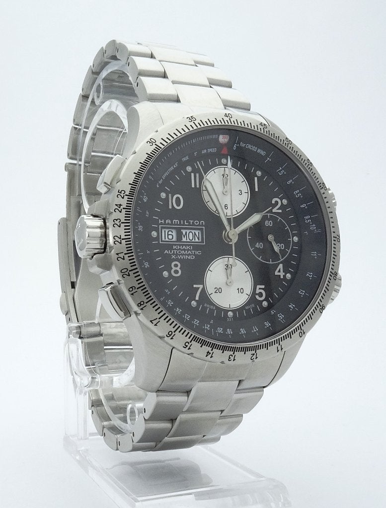 Hamilton Khaki Aviation X-Wind Chrono automatisch Nieuw., Sieraden, Tassen en Uiterlijk, Staal, Staal, Polshorloge, Nieuw
