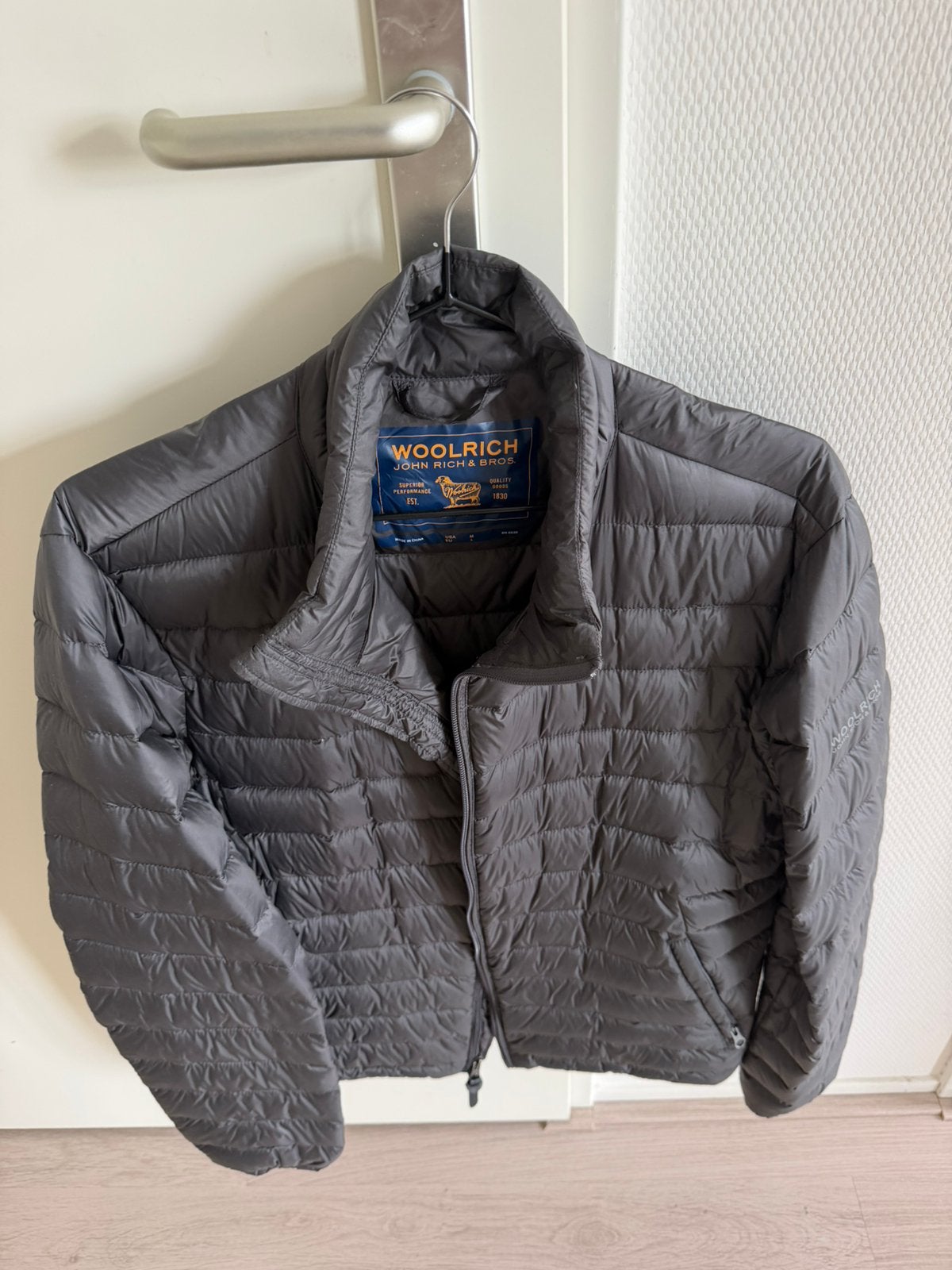 Woolrich zomer jas heren, Ophalen of Verzenden, Zo goed als nieuw, Blauw