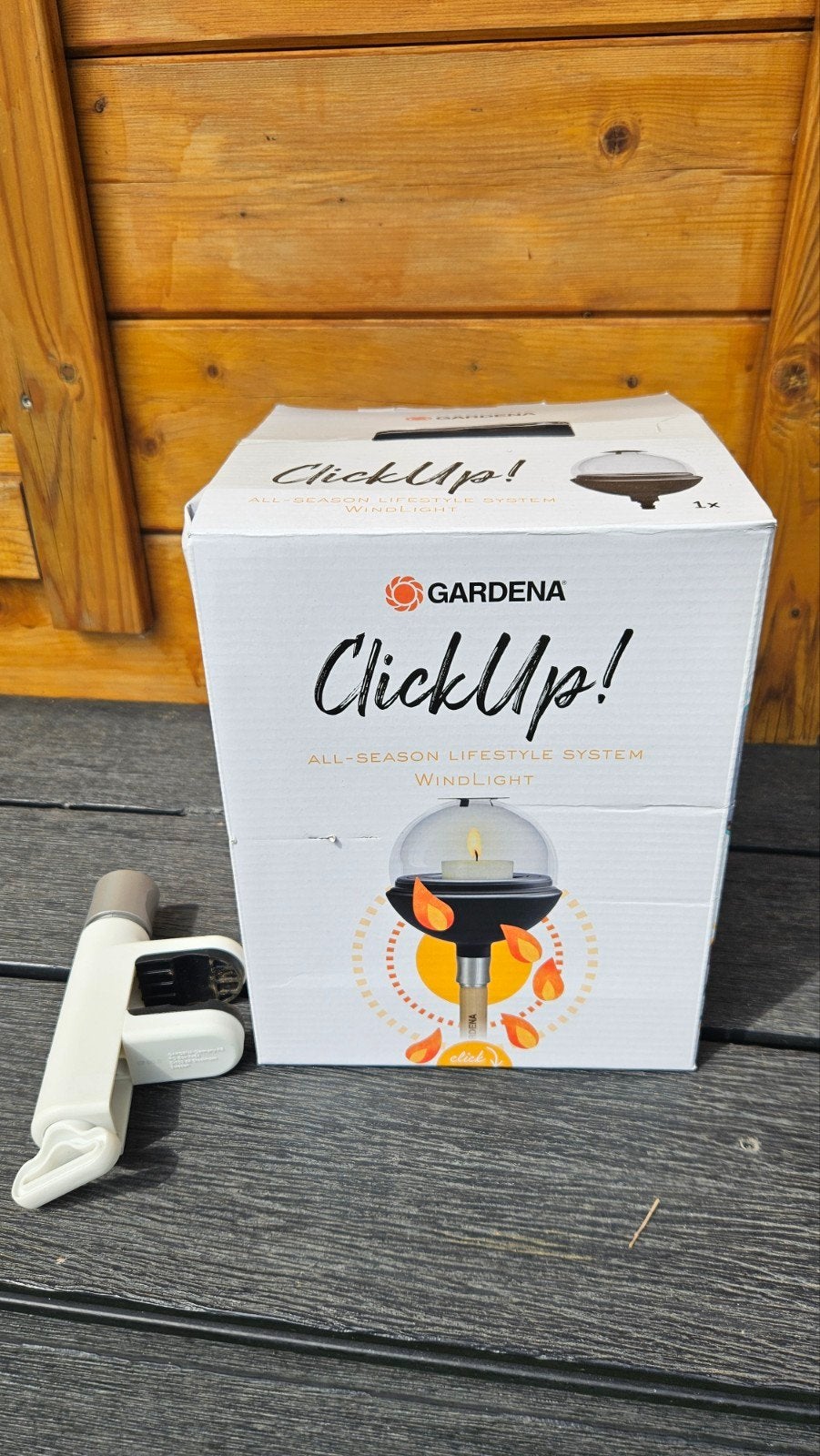 Gardena ClickUp! Windlicht - Nieuw in doos incl klem, Ophalen of Verzenden, Nieuw