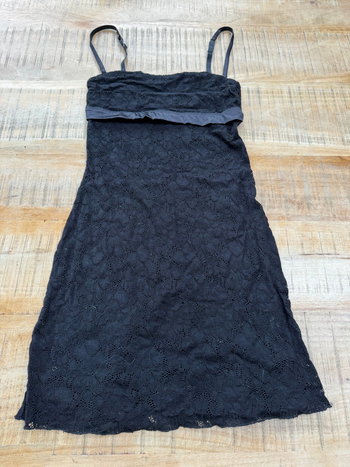 Intimissimi nachtjapon maat 36/38, Zwart, Ophalen of Verzenden, Zo goed als nieuw, Knielengte
