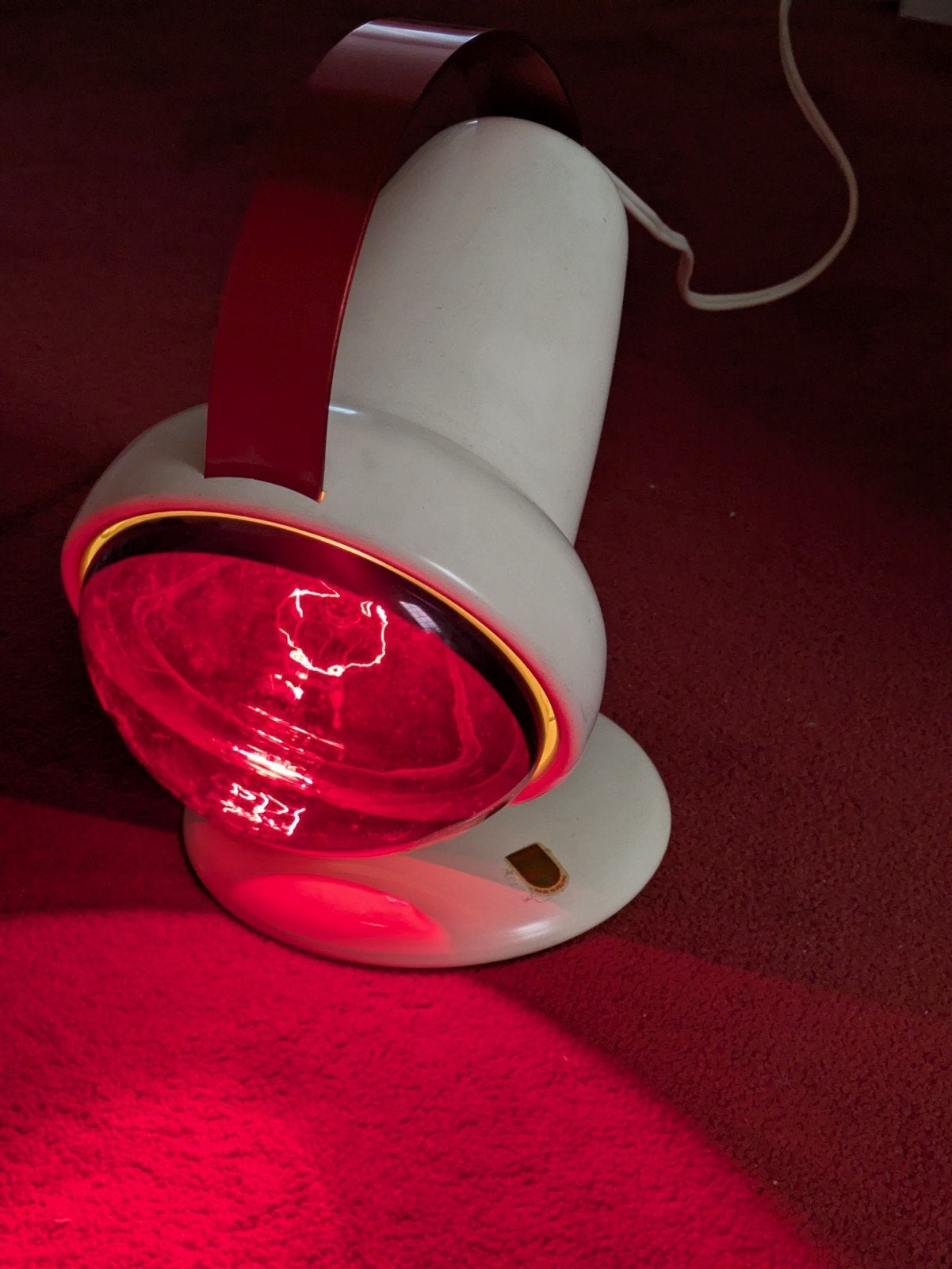 Vintage Kamp Space Age Philips Warmtelamp Jaren 60, Ophalen of Verzenden, Philips, Vintage
