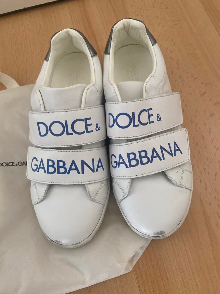 Dolce & Gabbana sneakers wit maat 33 ZGAN, Kinderen en Baby's, Ophalen of Verzenden, Zo goed als nieuw, Jongen of Meisje, Sportschoenen