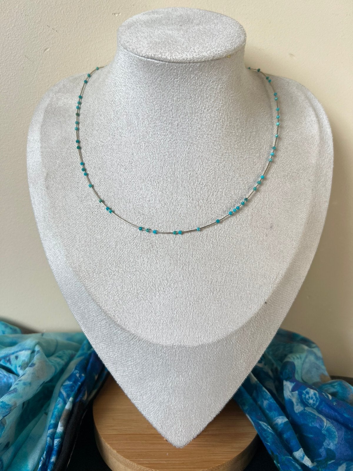 Turkoois turquoise Arizona Navajo zilver beschermt zeldzaam, Blauw, Magnolia11, Ophalen of Verzenden, Zo goed als nieuw
