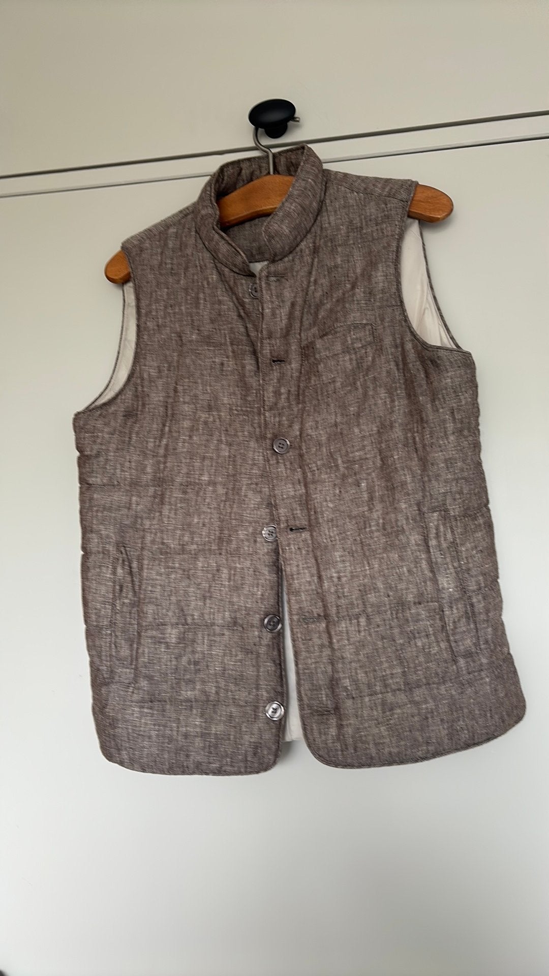 Mooie bodywarmer van John Henric, Ophalen of Verzenden, Zo goed als nieuw, Bruin