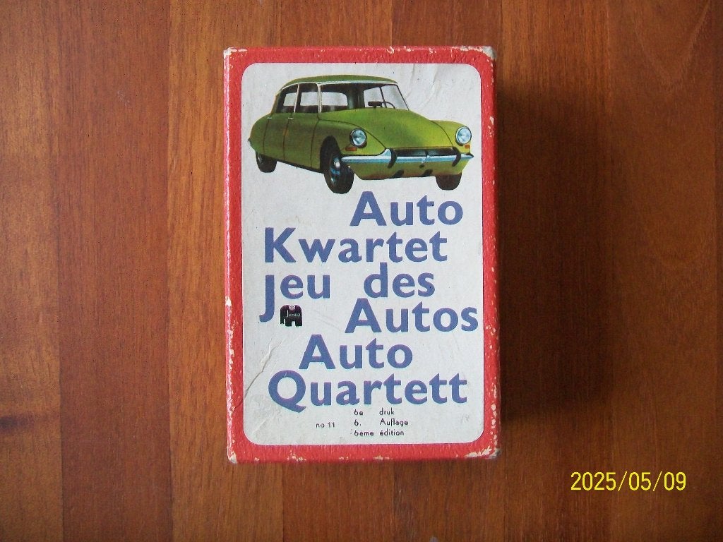 Auto kwartet - Jeu des Auto Quartett ( Jumbo), Ophalen of Verzenden, Gebruikt, Auto's
