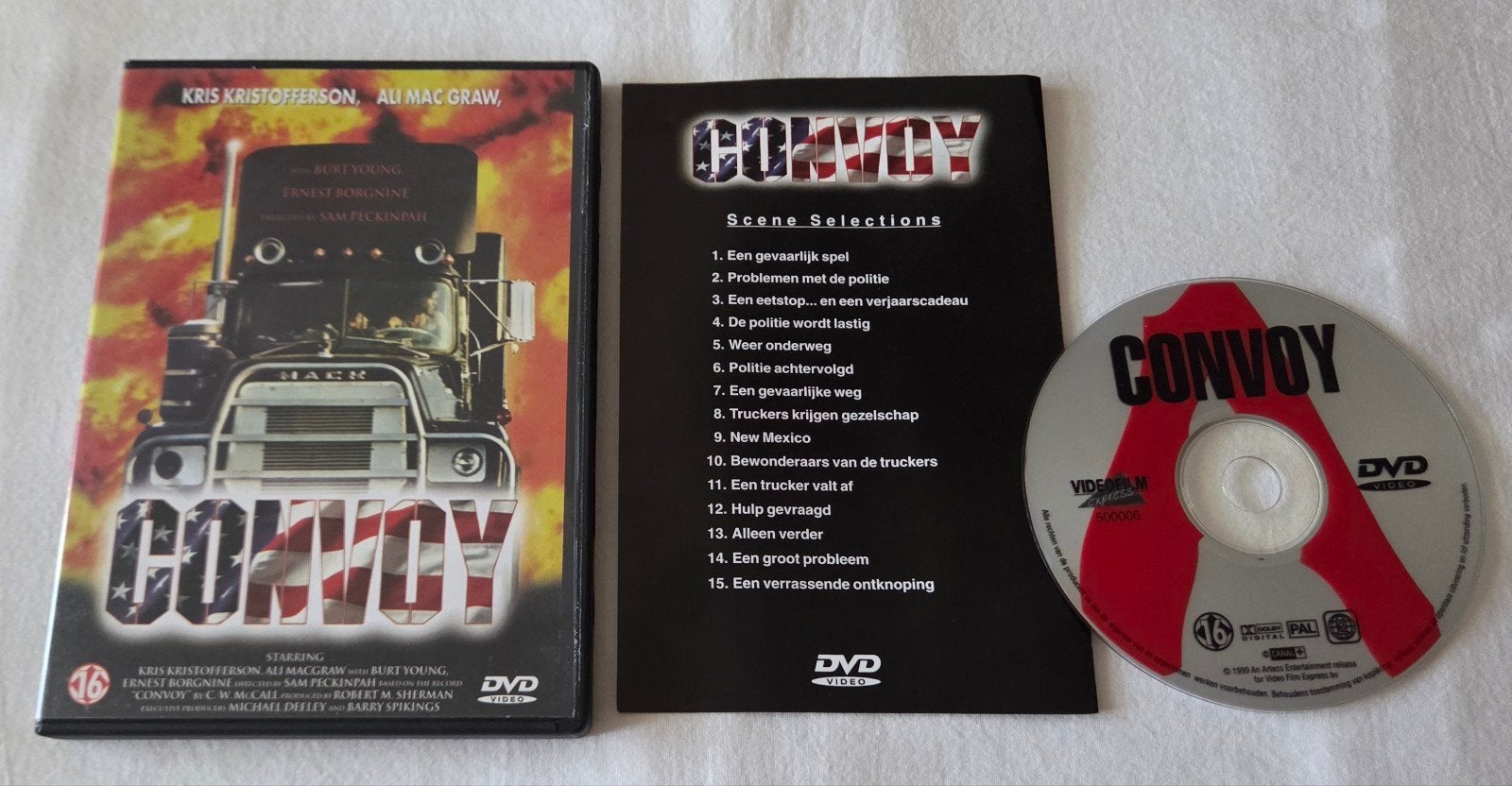 Convoy Dvd Actie, Cd's en Dvd's, Vanaf 16 jaar, Ophalen of Verzenden, Zo goed als nieuw