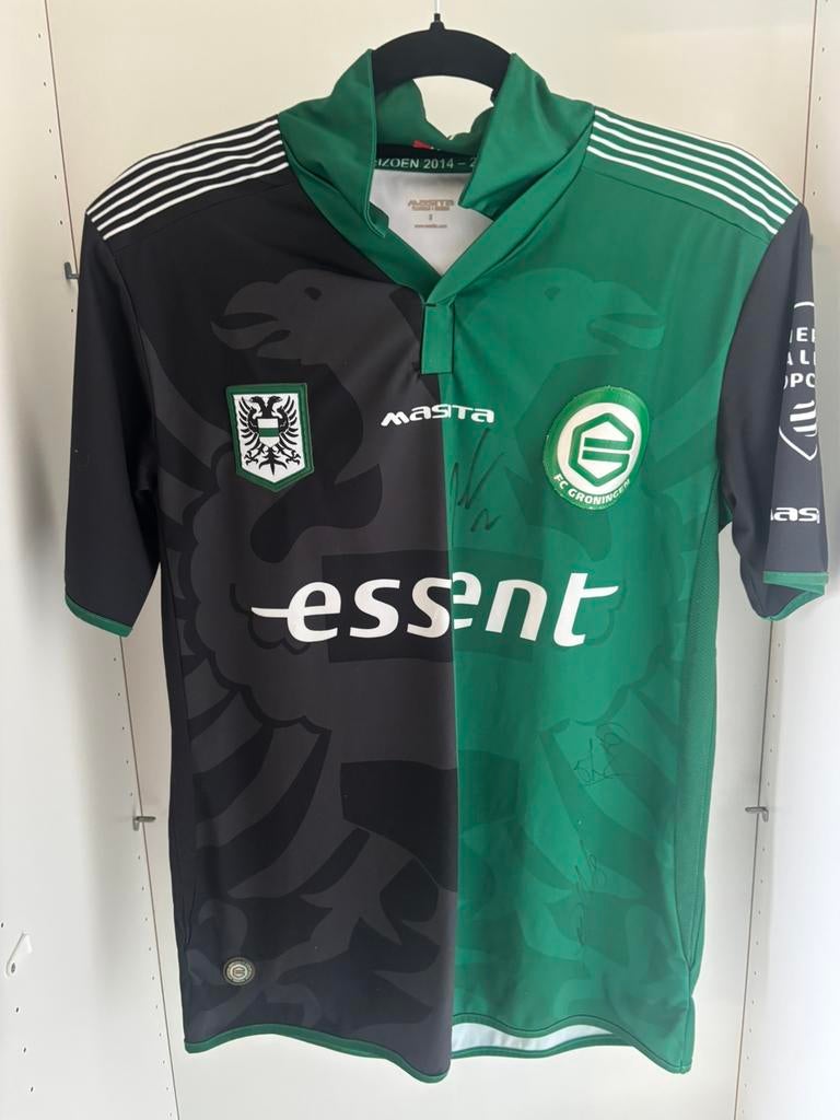 Origineel Fc Groningen voetbalshirt gesigneerd, Maat S, Ophalen of Verzenden, Zo goed als nieuw, Shirt