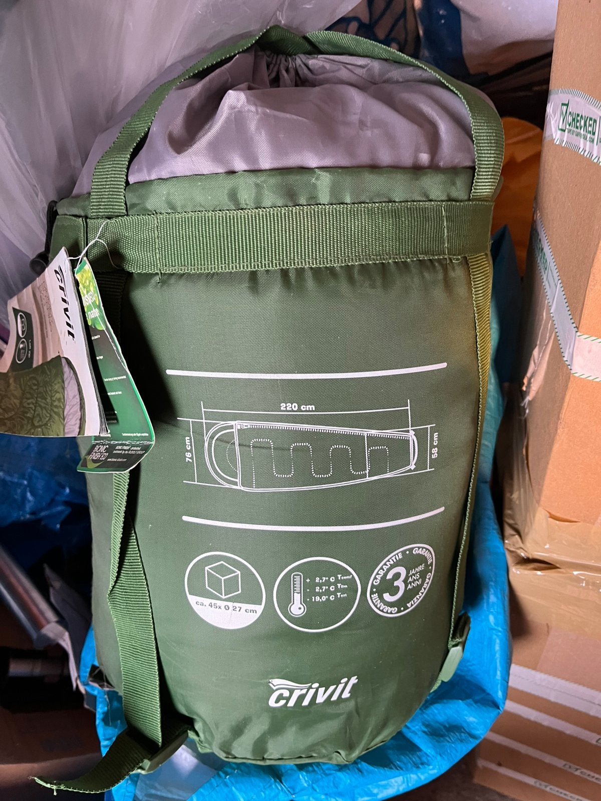 Kamping slaapzak nieuw !!!, Ophalen of Verzenden, Zo goed als nieuw