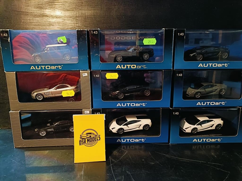 1:43 Sale AUTOart modellen, Overige merken, S, Auto, R
