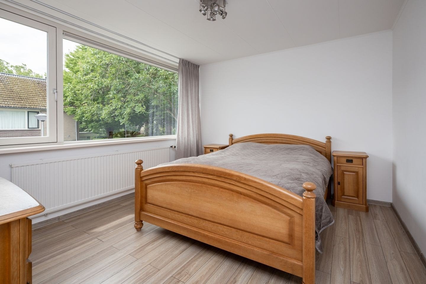 slaapkamer bed  160/210 en commode, nachtkastjes, Huis en Inrichting, Ophalen, Gebruikt, Tweepersoons