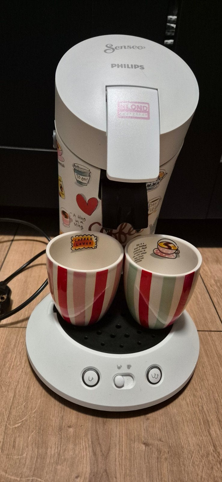 Philips Senseo blond Koffiepadapparaat -Coffee Lovers Editie, Witgoed en Apparatuur, Koffiezetapparaten, Ophalen, Koffiemachine