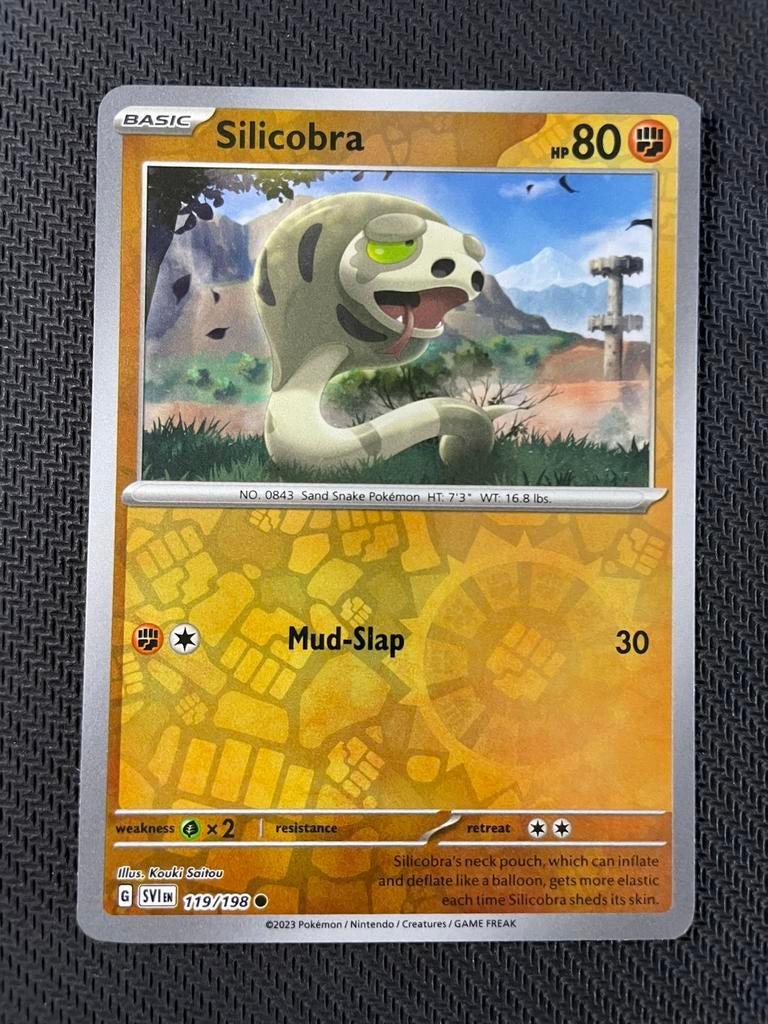 Silicobra 119/198 Reverse Holo Scarlet & Violet Packfresh, Verzenden, Zo goed als nieuw