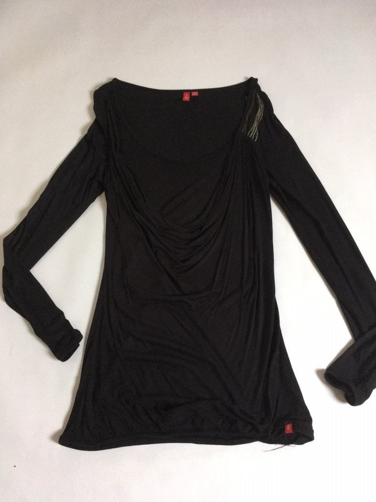 ESPRIT longsleeve / tuniek M in ~~nieuw~~ staat, Maat 38/40 (M), Verzenden, Zwart, Zo goed als nieuw