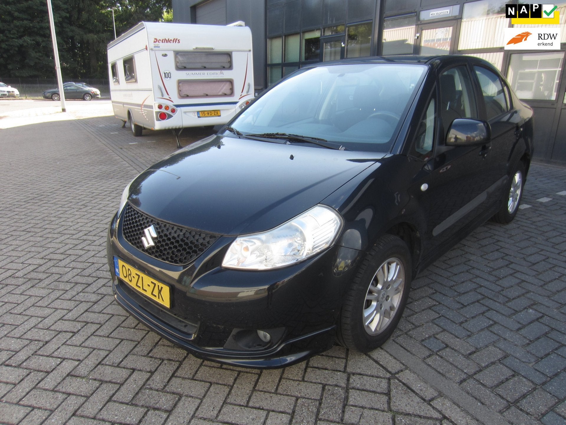 Suzuki SX4 1.6 Exclusive 2008 Airco keyless NAP! APK!, Auto's, Suzuki, 15 km/l, Gebruikt, 4 cilinders, Origineel Nederlands