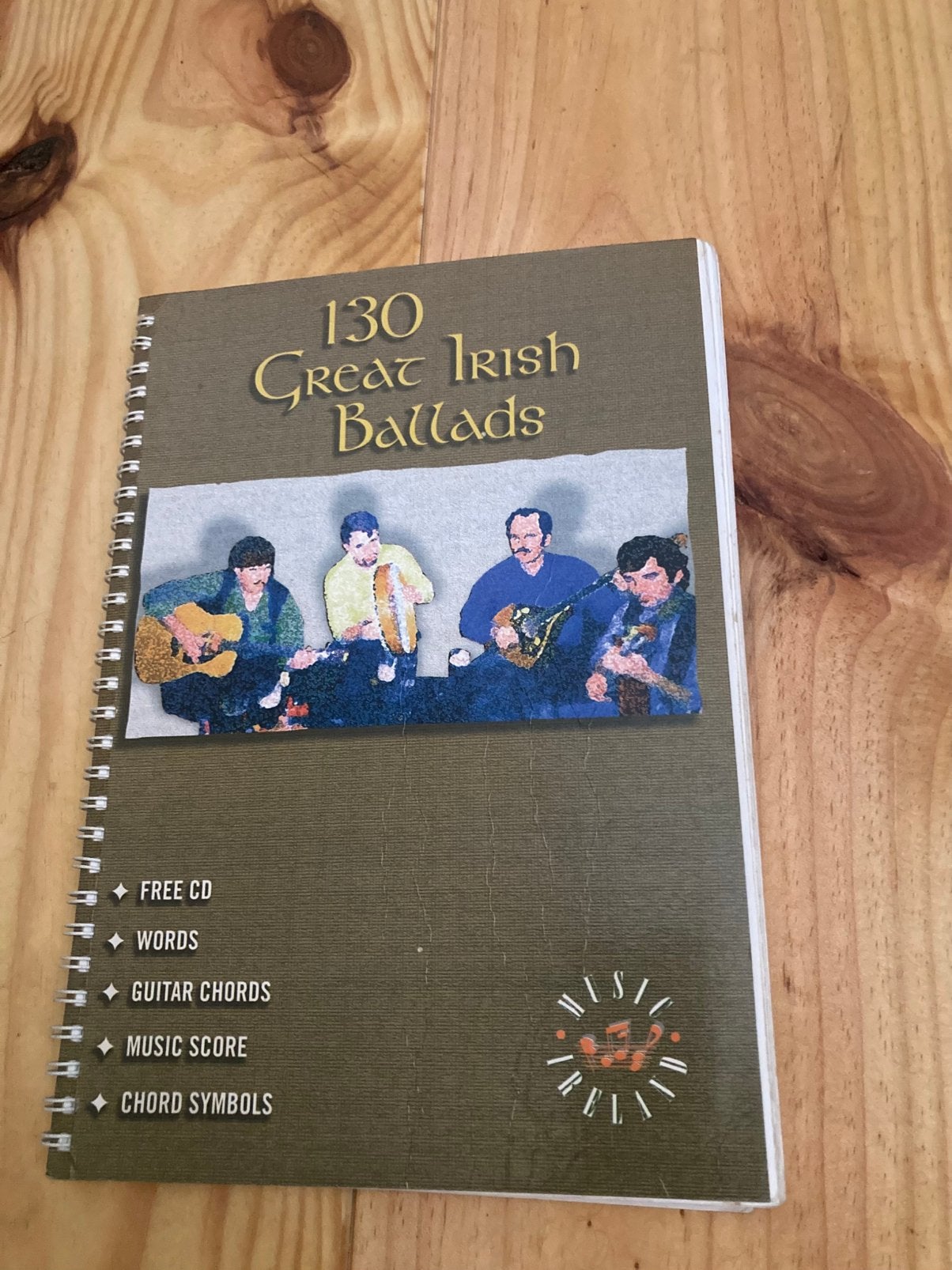 130 Great Irish Ballads met cd, Gitaar, Gebruikt, Overige genres, Overige soorten