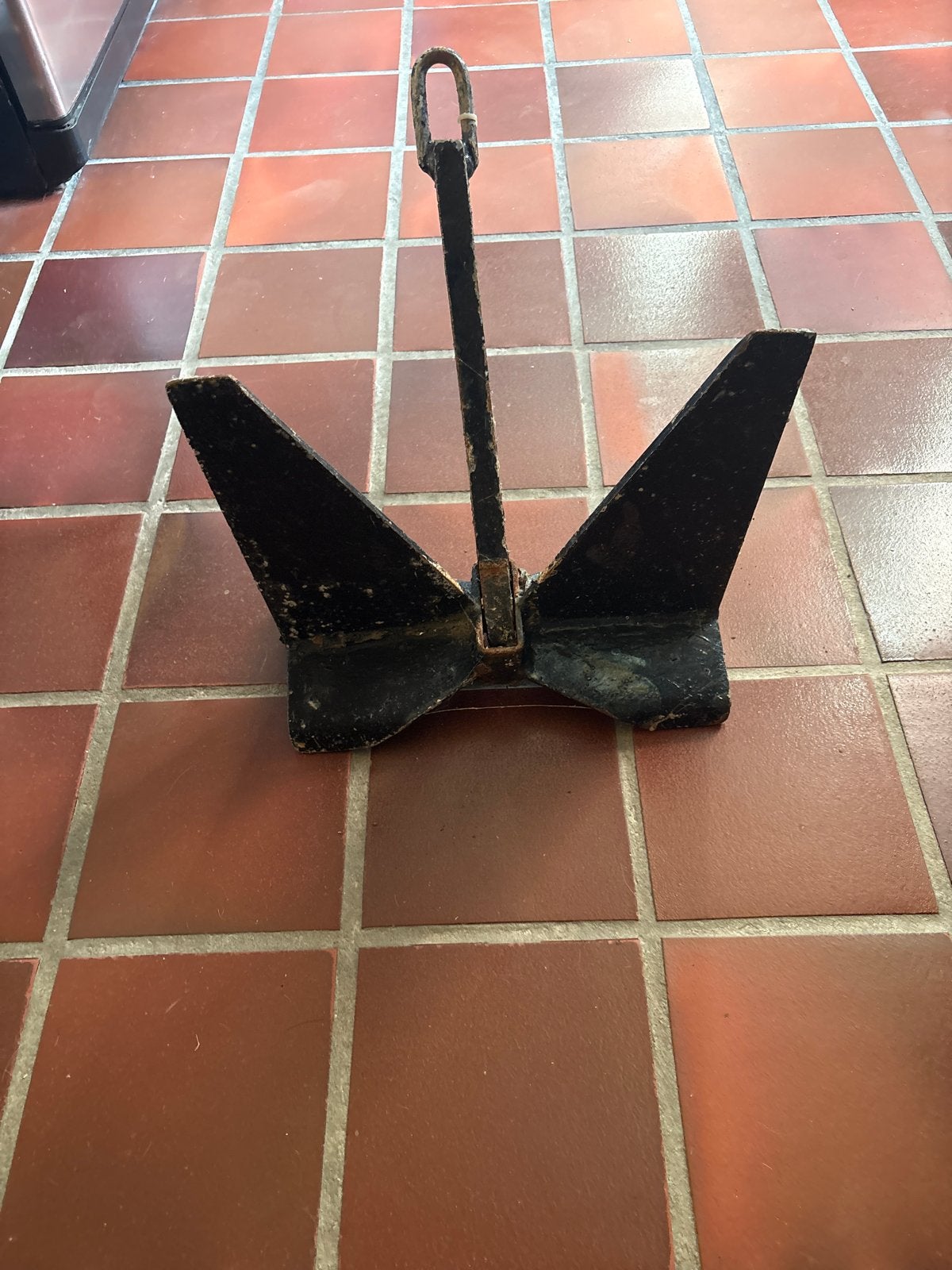 Gebruikt anker voor boot of decoratie, Ophalen of Verzenden, Gebruikt, Overige typen