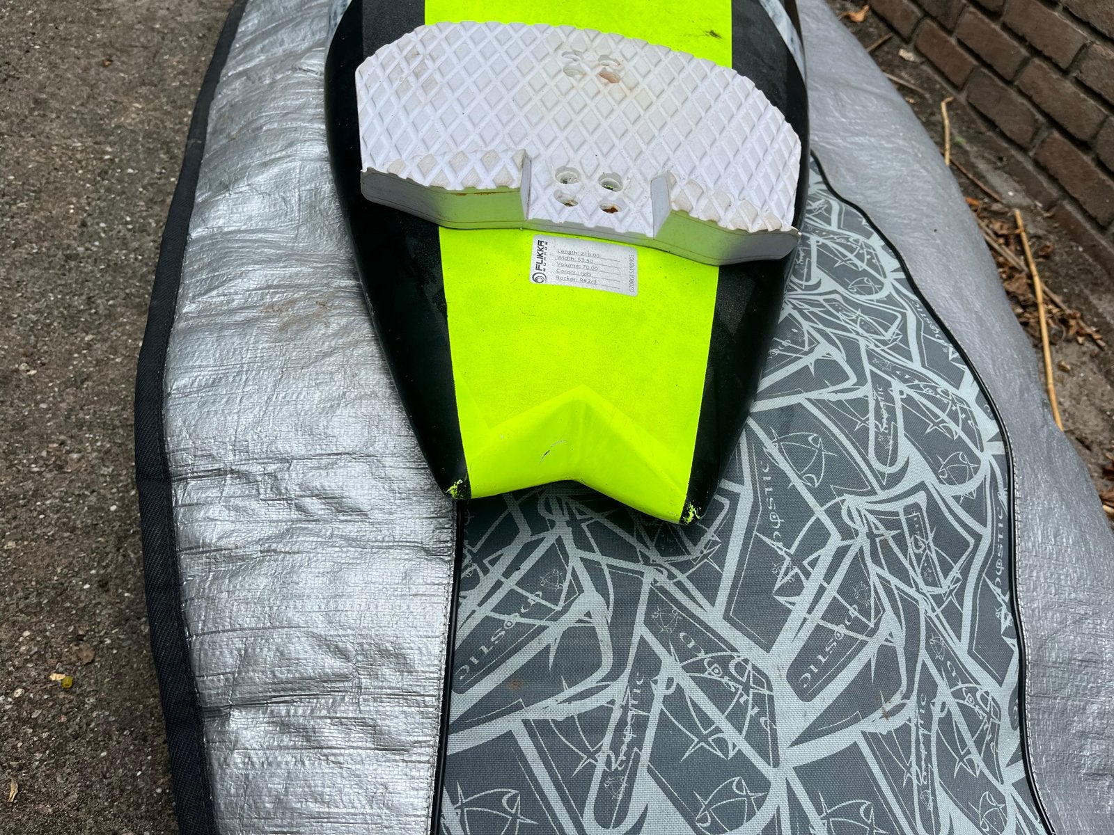 Flikka Quad Wave Board 70L, Watersport en Boten, Windsurfen, Ophalen of Verzenden, Zo goed als nieuw, Overige typen