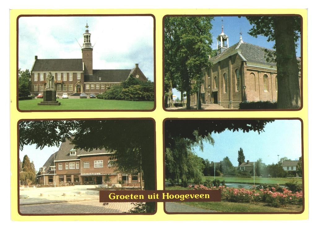 40415 Hoogeveen 580 Drente _Gelopen met mooie zegel Bruinvis, Ophalen of Verzenden, 1960 tot 1980, Gelopen, Drenthe