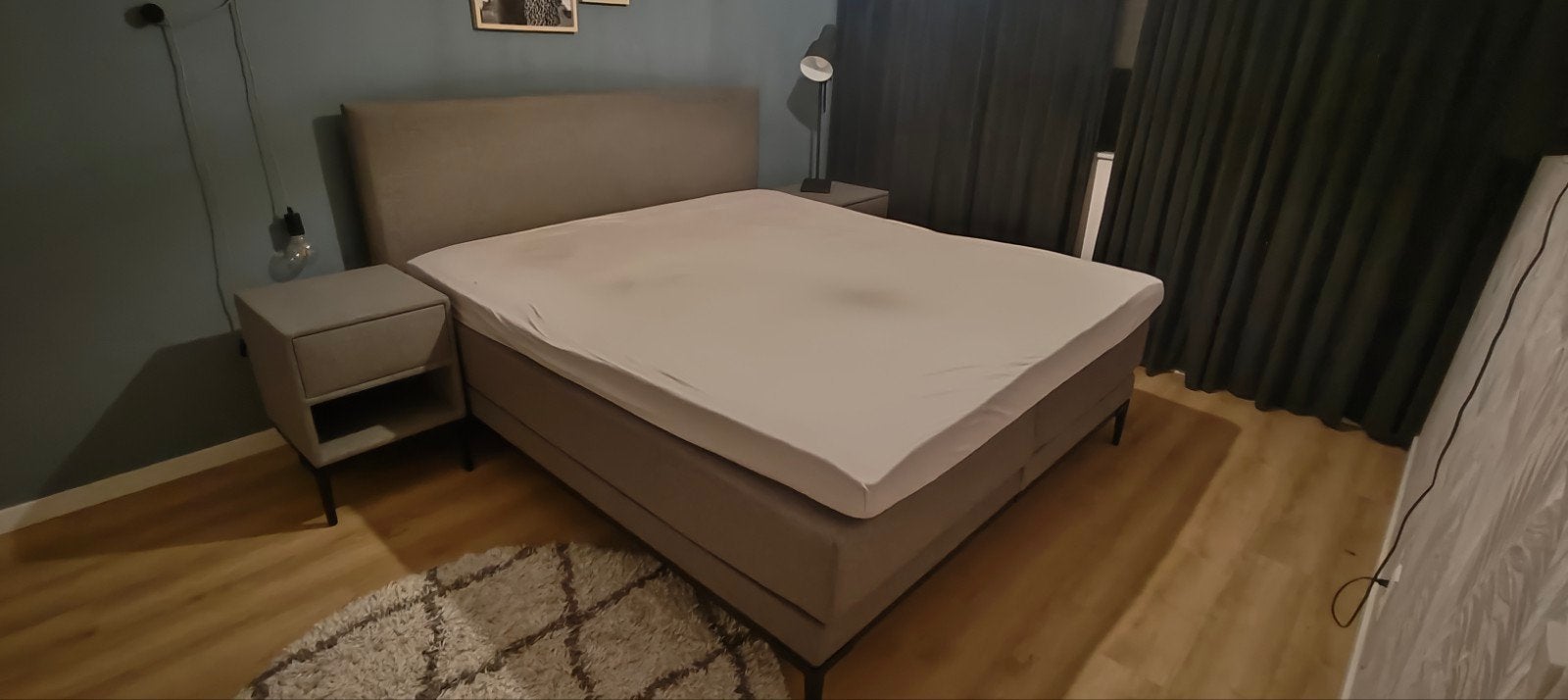 Swiss Sense boxspring Lifestyle 2.0 Thyme basic 180x200 cm, Ophalen, Gebruikt, Tweepersoons, 180 cm