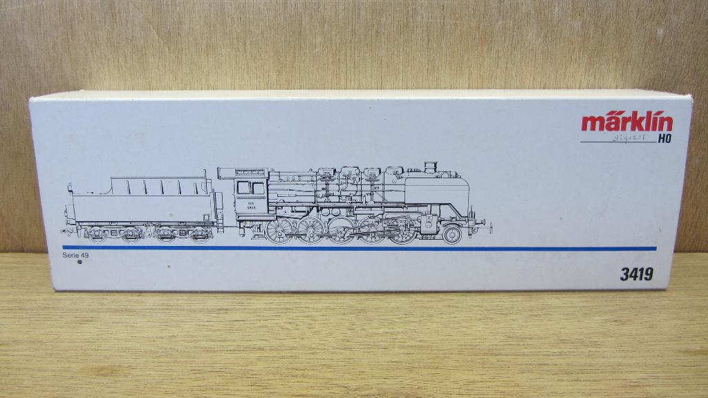 Märklin H0 : stoomlokomotief 4903 (Br-50) - 3419 - digitaal, Hobby en Vrije tijd, Modeltreinen | H0, Wisselstroom, Gebruikt, Locomotief