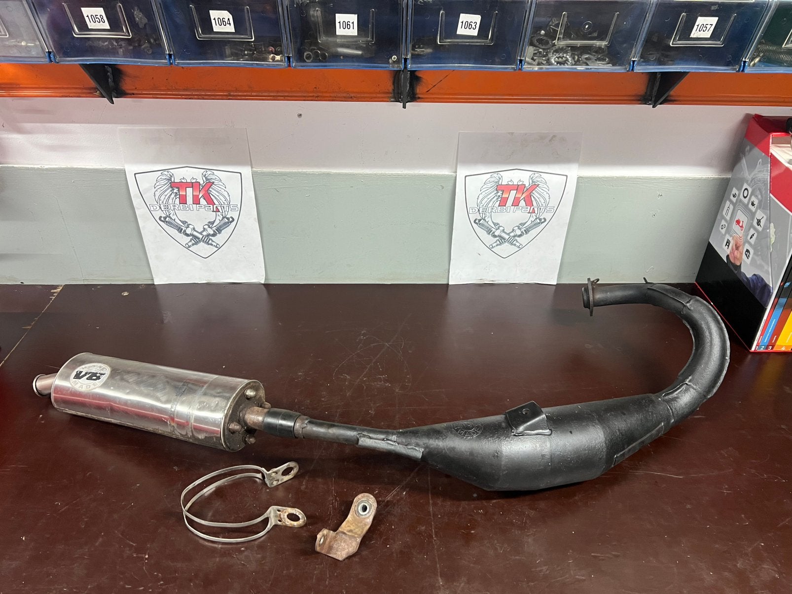 Derbi/aprilia leovince 50/70 onderlangs, Gebruikt, Onderlangs, 50/70, Ophalen of Verzenden