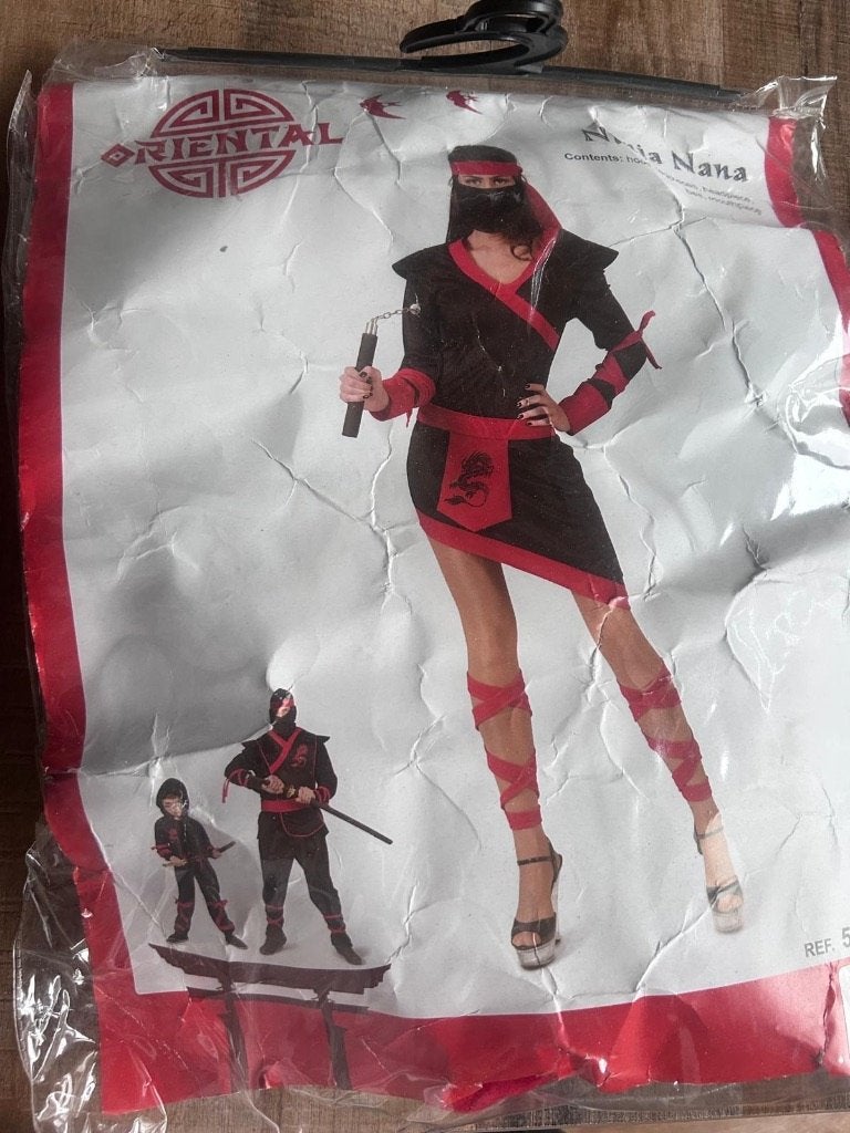 Ninja Nana pakje, Carnaval, Oriental, Ophalen of Verzenden, Zo goed als nieuw