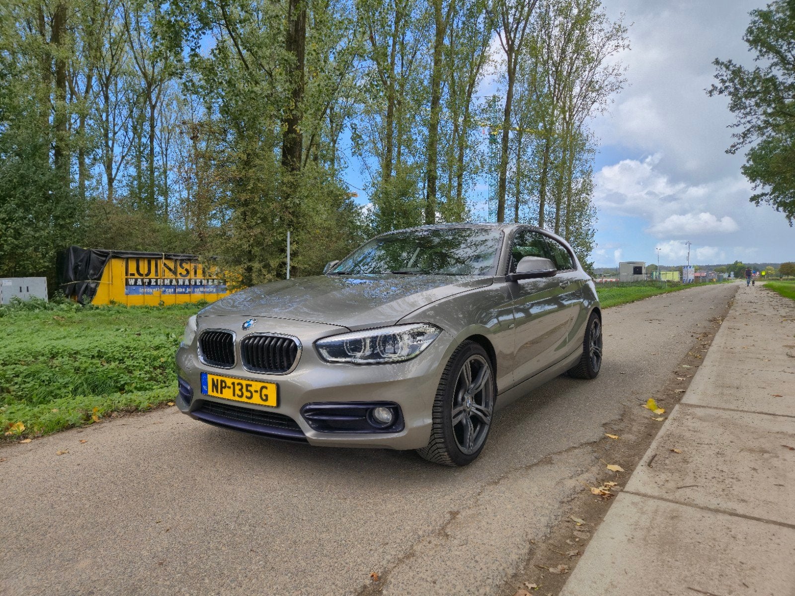 BMW 1-Serie 1.5 116D 3DR 2017 Grijs, 1-Serie, Dealer onderhouden, Origineel Nederlands, Particulier