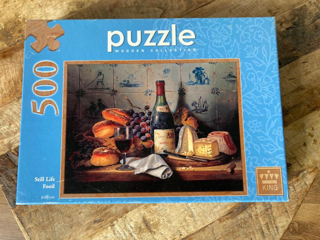 Legpuzzel - Stilleven 500 stukjes, Ophalen of Verzenden, 500 t/m 1500 stukjes, Gebruikt