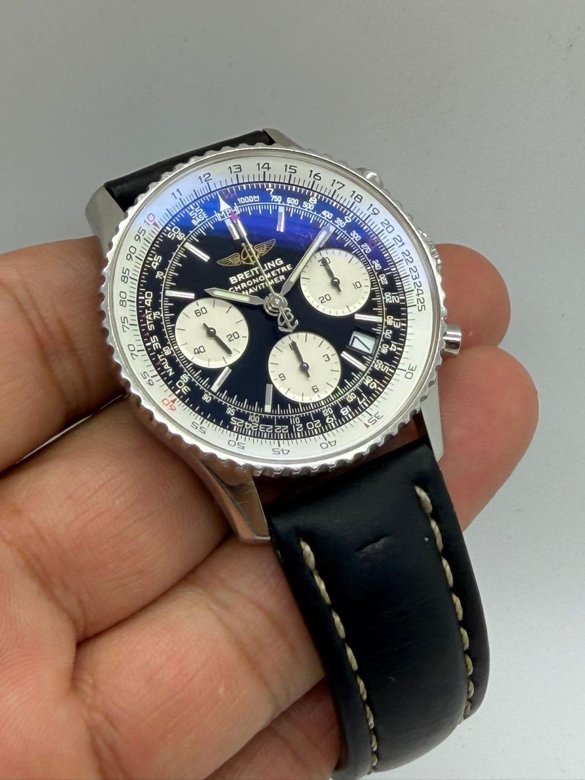 Breitling Navitimer A23322, Sieraden, Tassen en Uiterlijk, Horloges | Dames, Leer, Rolex, Polshorloge, Ophalen of Verzenden