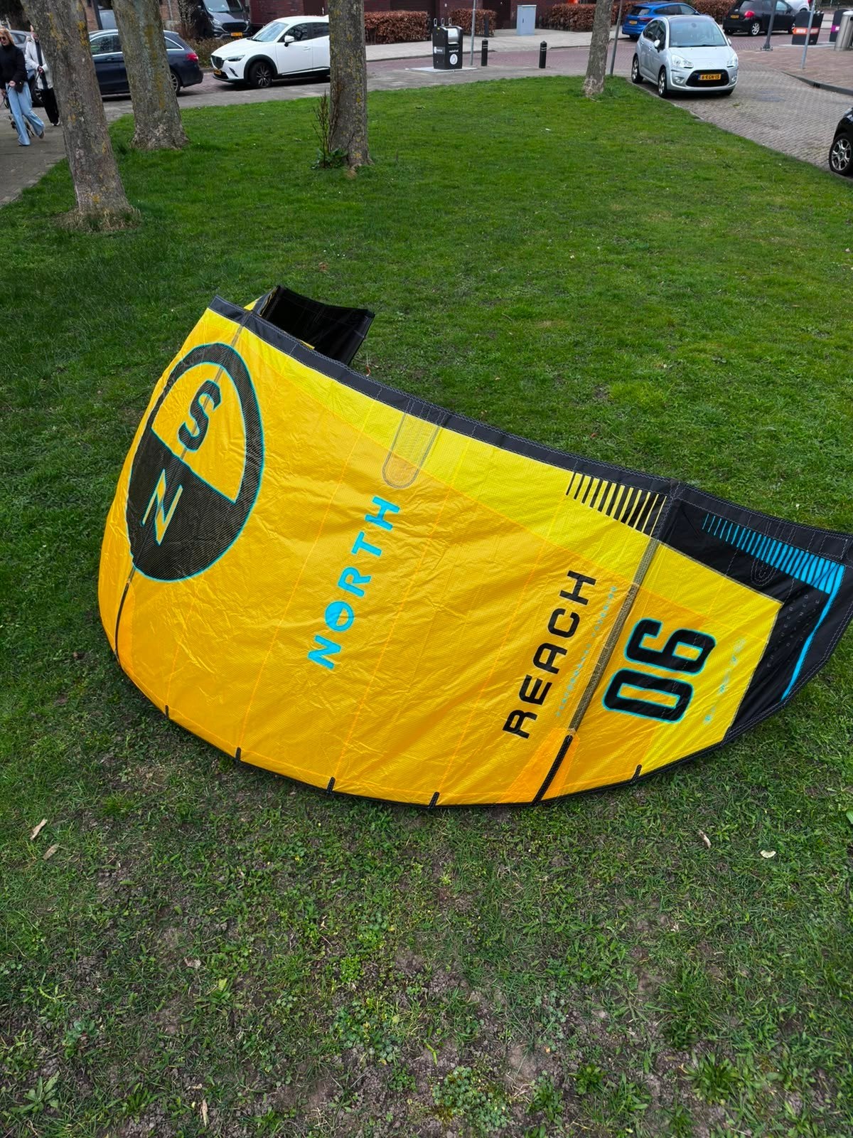 North Reach 6m² kite, Watersport en Boten, Kitesurfen, Ophalen of Verzenden, 6 m², Kite, Geen board