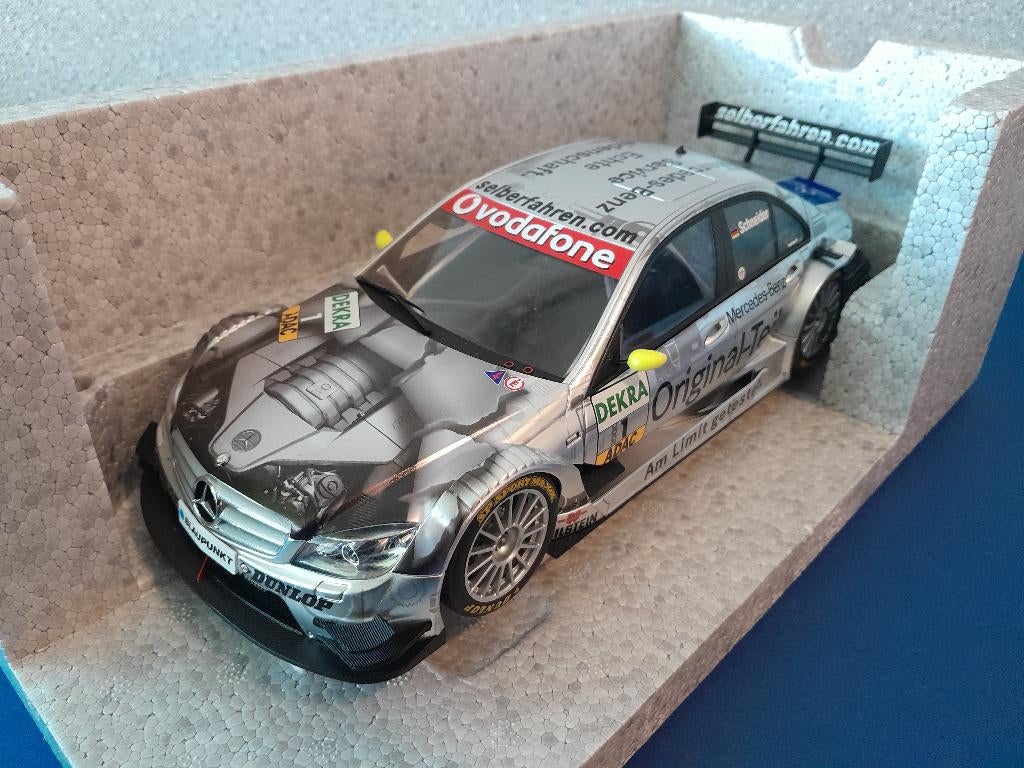 1:18 AutoArt Mercedes-Benz C-Class #1, Schneider DTM 2007, Ophalen of Verzenden, Nieuw, Auto, Autoart