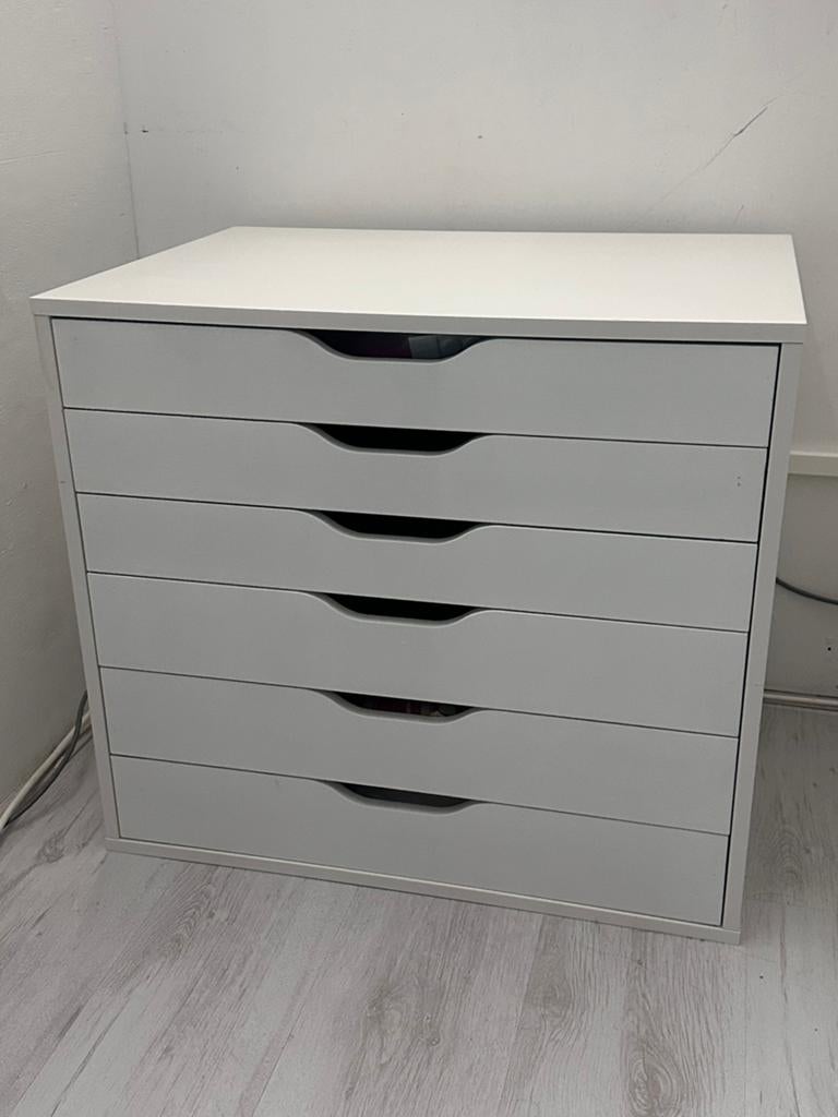 IKEA ALEX ladeblok, nette staat, Ophalen, Minder dan 50 cm, 5 laden of meer, Zo goed als nieuw