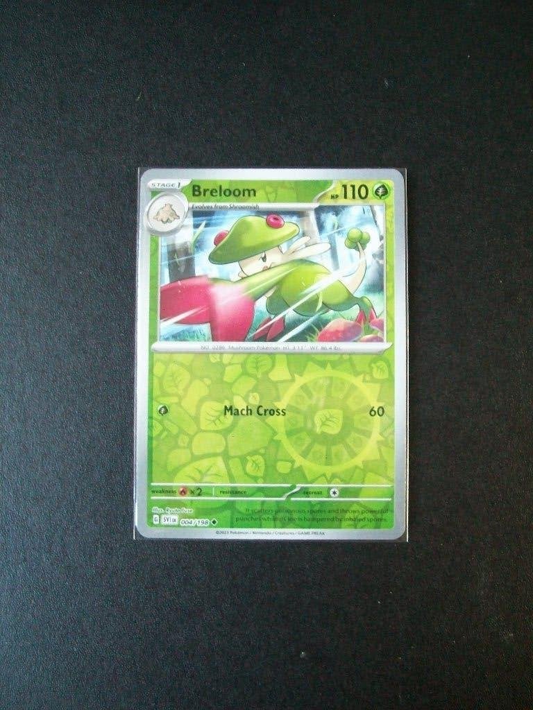 3061: Nieuwe Pokemon holofoil BRELOOM HP 110 (004/198), Verzenden, Nieuw, Losse kaart, Foil