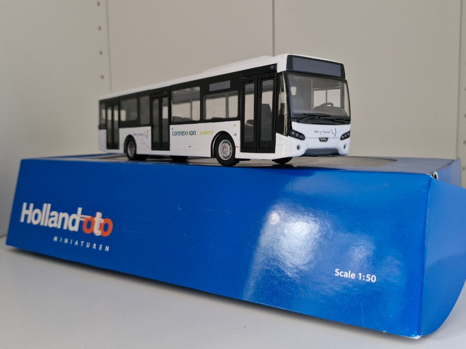 VDL Citea LLE-120 Connexxion ROC van Twente 1:50, Hobby en Vrije tijd, Ophalen of Verzenden, Zo goed als nieuw, Bus of Vrachtwagen