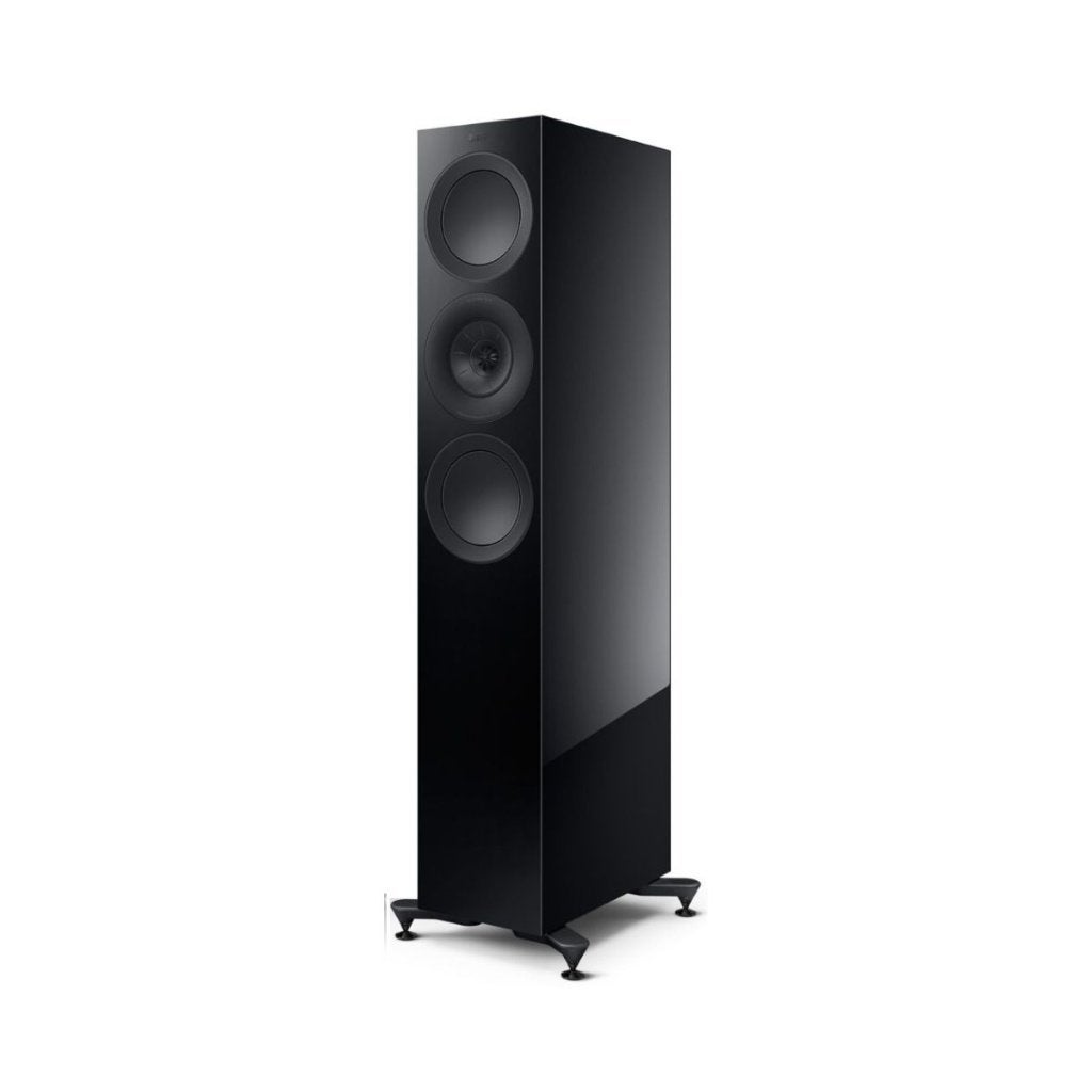 KEF R7 Meta Hoogglans zwart (set) - nieuw, dealer, garantie, Vloerstaande luidspreker, Nieuw, Ophalen of Verzenden, 150 watt of meer