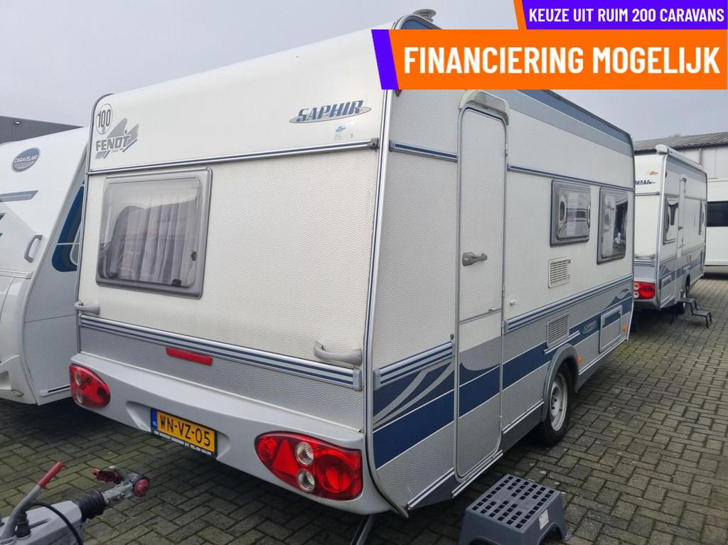 FENDT saphir 450 AIRCO + VOORTENT + LUIFEL + DWARSBED, Serviceluik, Bedrijf, Tot en met 4, 1000 - 1250 kg